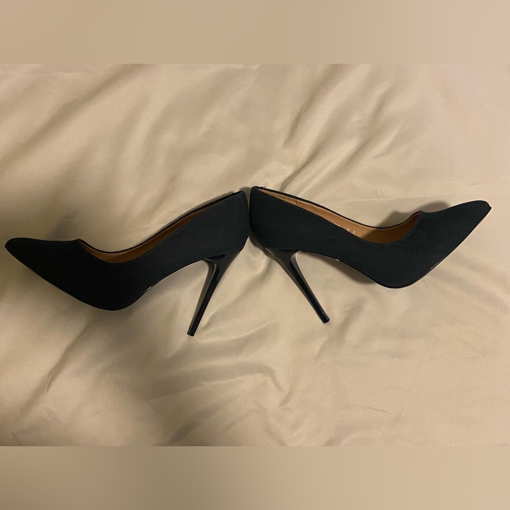 Denim blue Pazzle heels